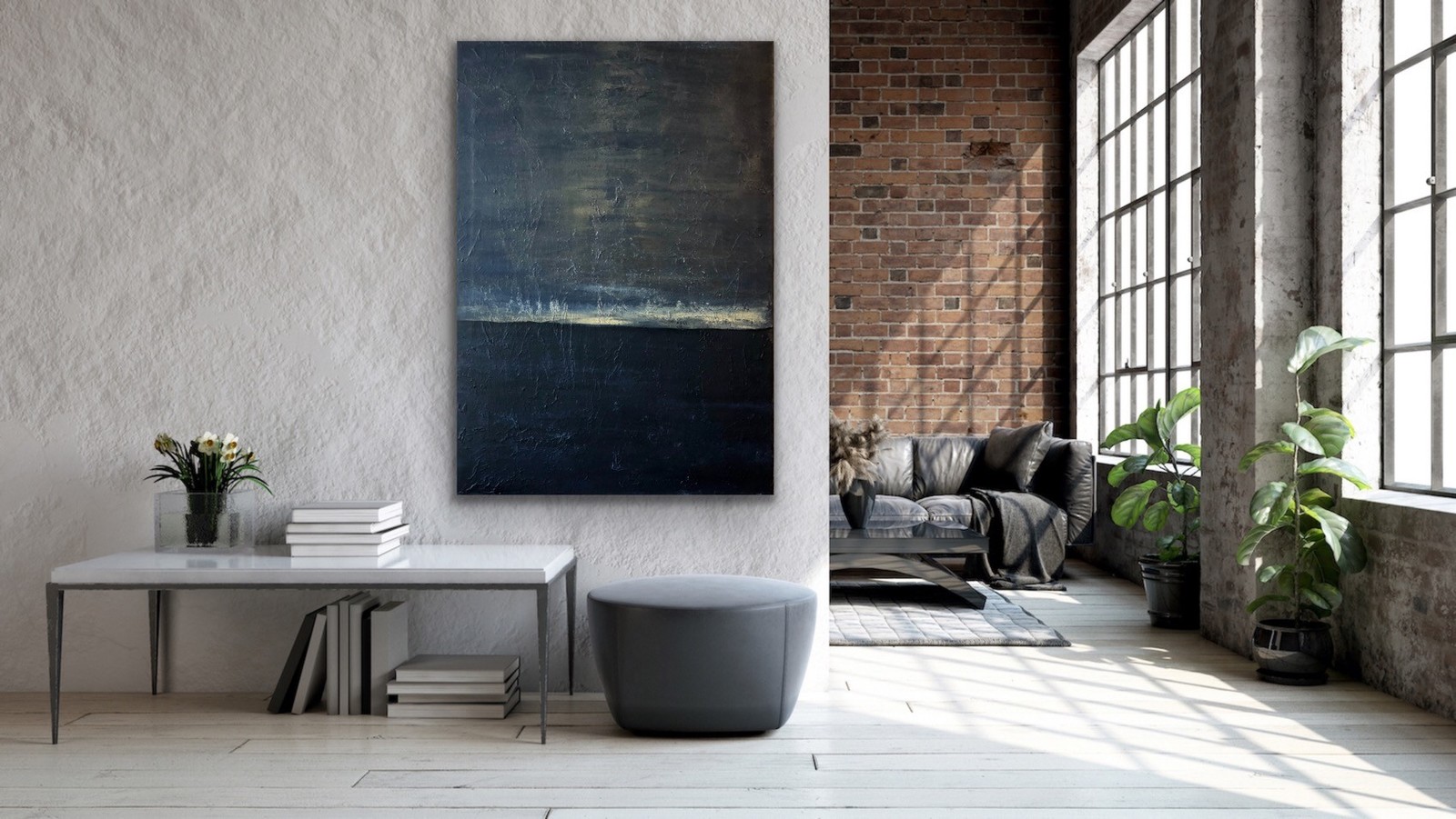 Claire du lune - moonlight, 2020 av Annette Landin