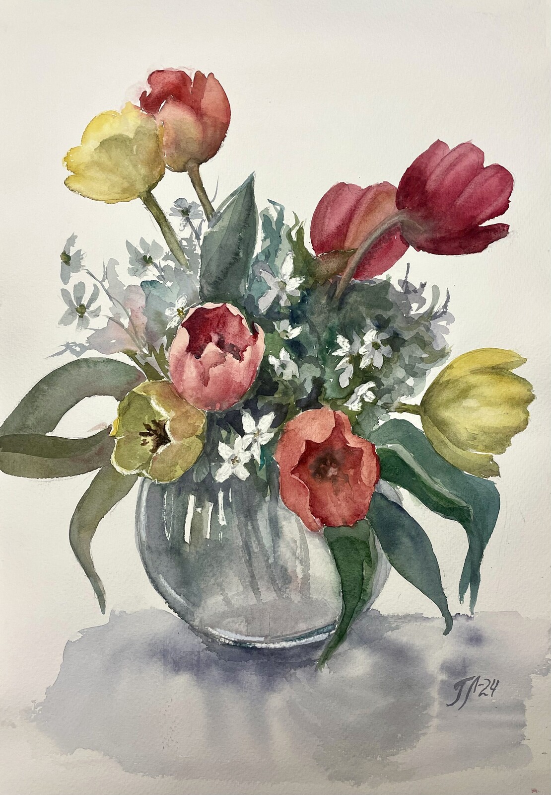 Tulpaner av Tanya Lundmark, حجم الصورة 1110x1600
