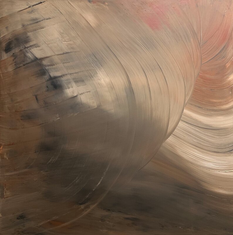 Akrylmålning Sandstorm av Ulf Mellander
