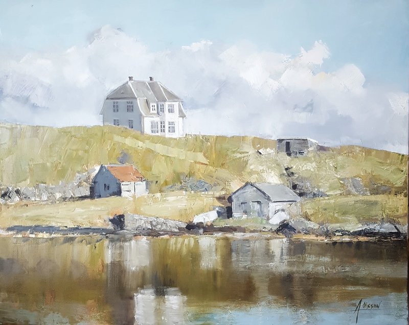 Oljemålning Bulandet Norge, Anders Olsson