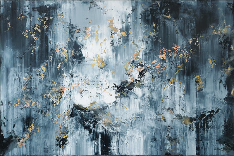 Akrylmålning Abstract no.n1901, Tomas Hammar