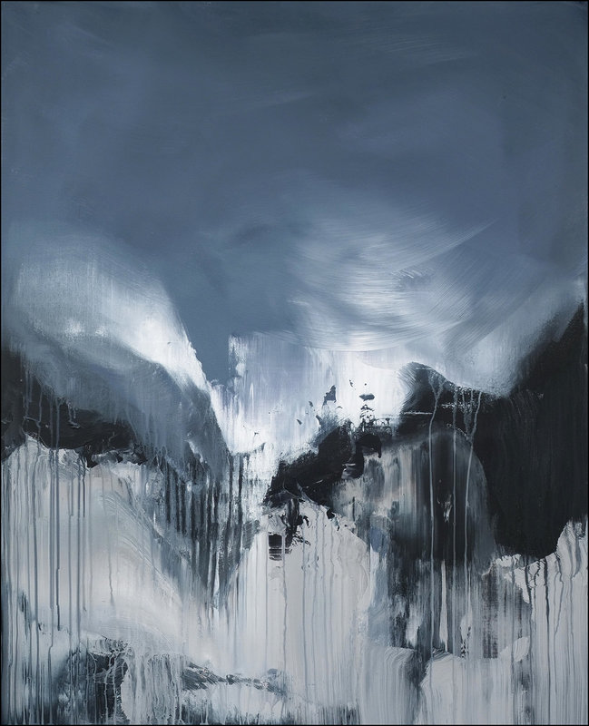 Akrylmålning Abstract no.n1920 av Tomas Hammar