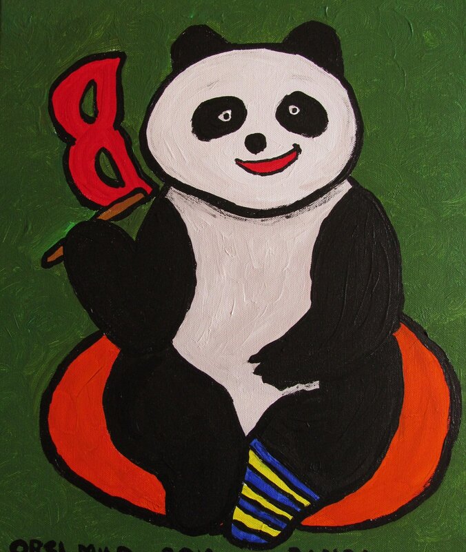 Panda av Orsi Mild