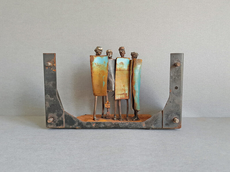 Skulptur Boys av Johan P. Jonsson