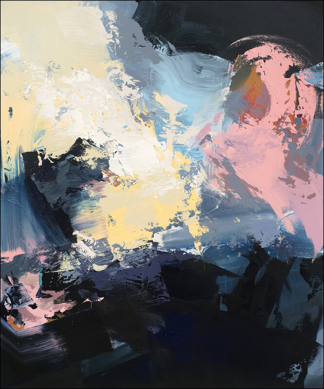 Akrylmålning Abstract no.j2048 av Tomas Hammar