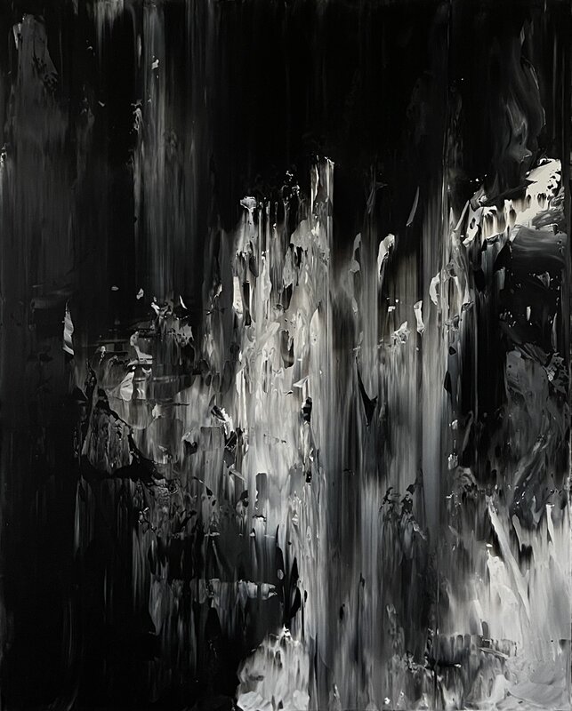 Akrylmålning Abstract no0808 av Stephan Nilsson