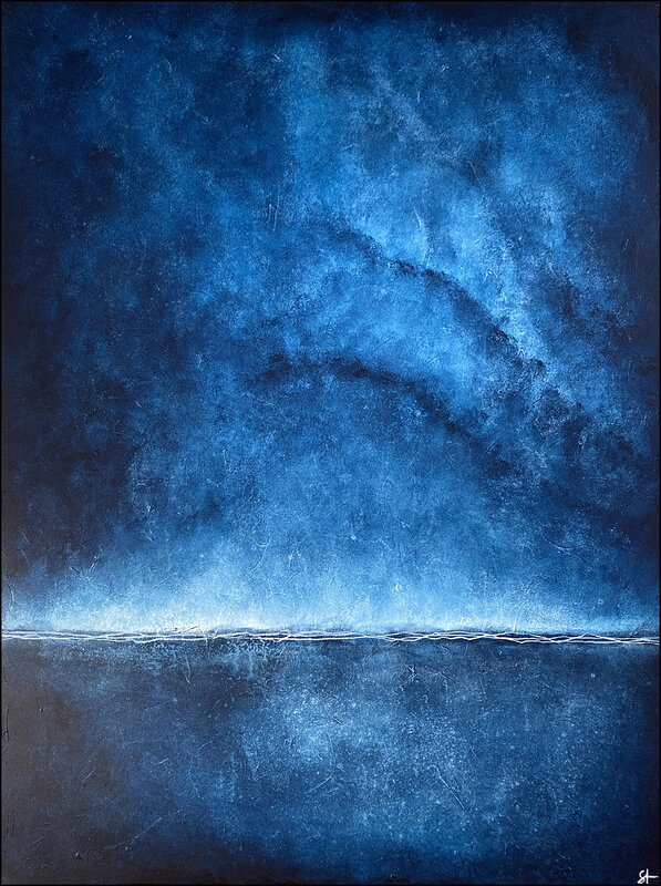 Akrylmålning No. 201003 Arcus Cloud Horizon av Stellan Kim Kristiansson