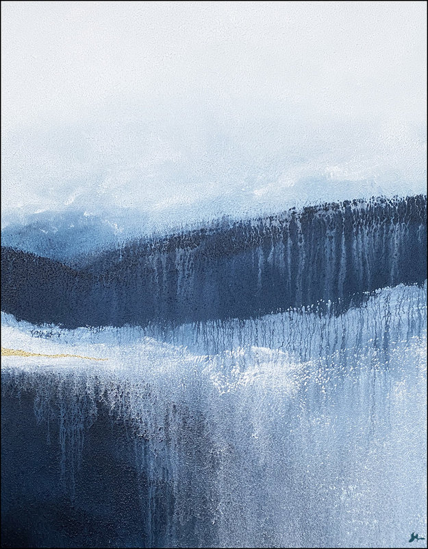 Akrylmålning No.201101, North av Stellan Kim Kristiansson