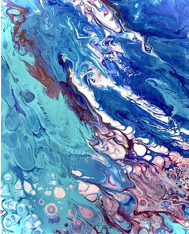 Fluid high quality art painting