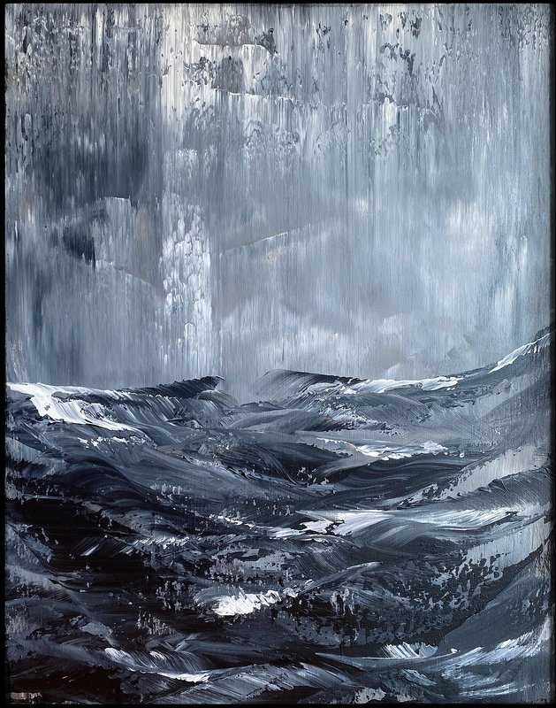 Akrylmålning Payne’s Ocean av Ulf Mellander