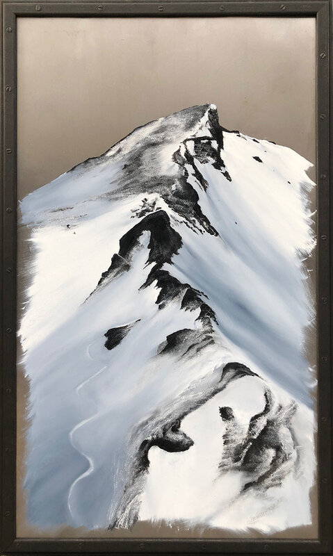 Oljemålning MountainPlate av Sofia Ohlsén