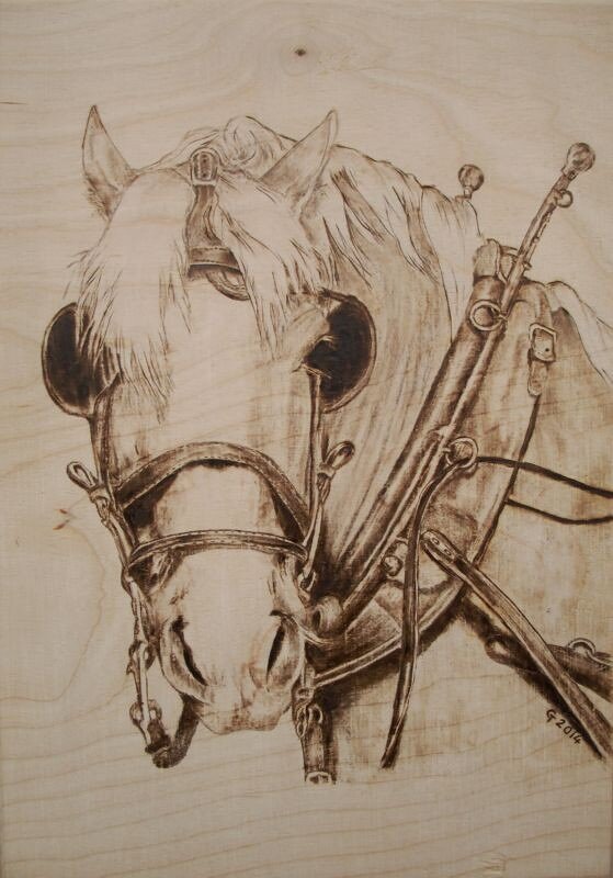 Wagon horse av Thomas Grimmling
