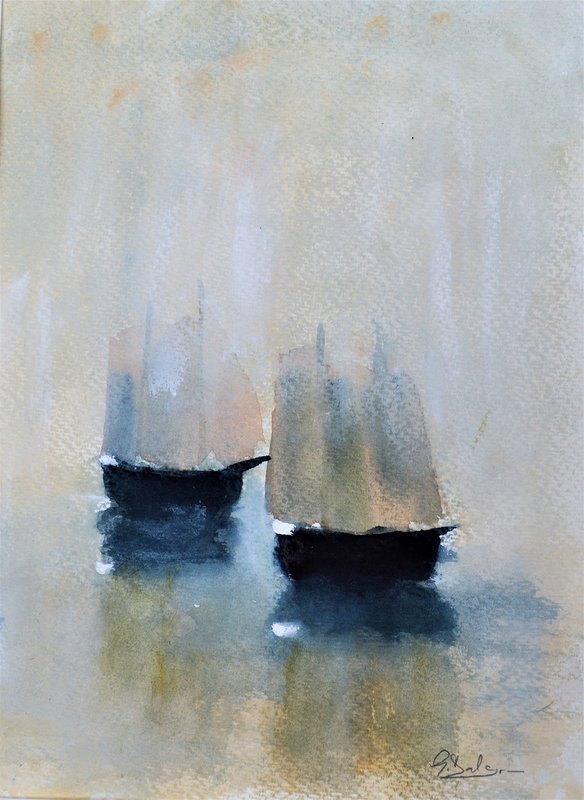 Akvarell För segel av Göran Dalgren