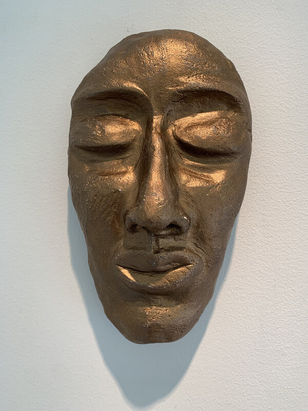 Skulptur Golden eye av Malin Lidén