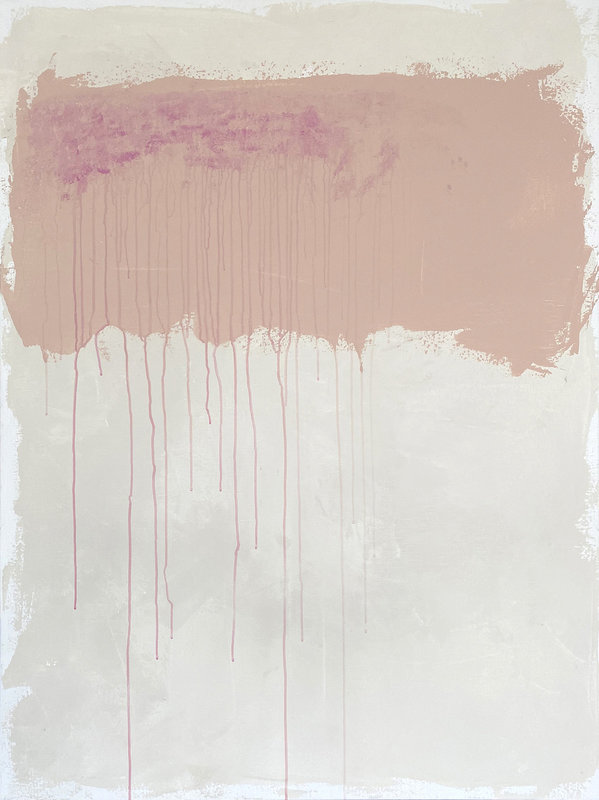 Akrylmålning Pink Cloud av Misan Friberg