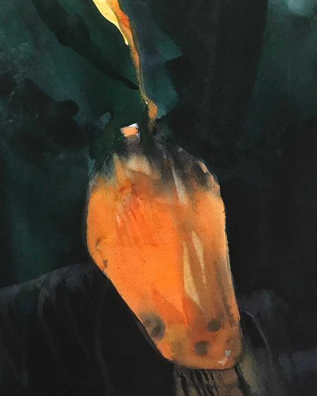 Akvarell Mogen frukt II av Margareta Palm