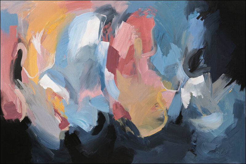 Akrylmålning Abstract no.2196 av Tomas Hammar