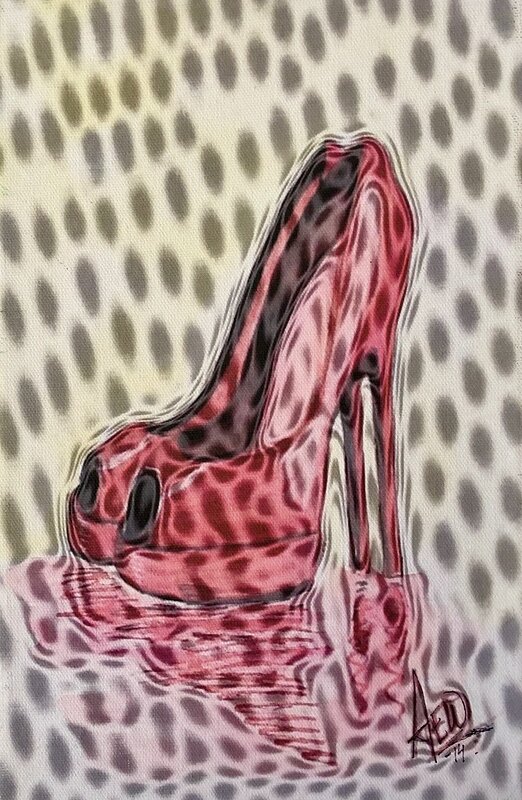 Mina röda skor. av Annelie Wadin