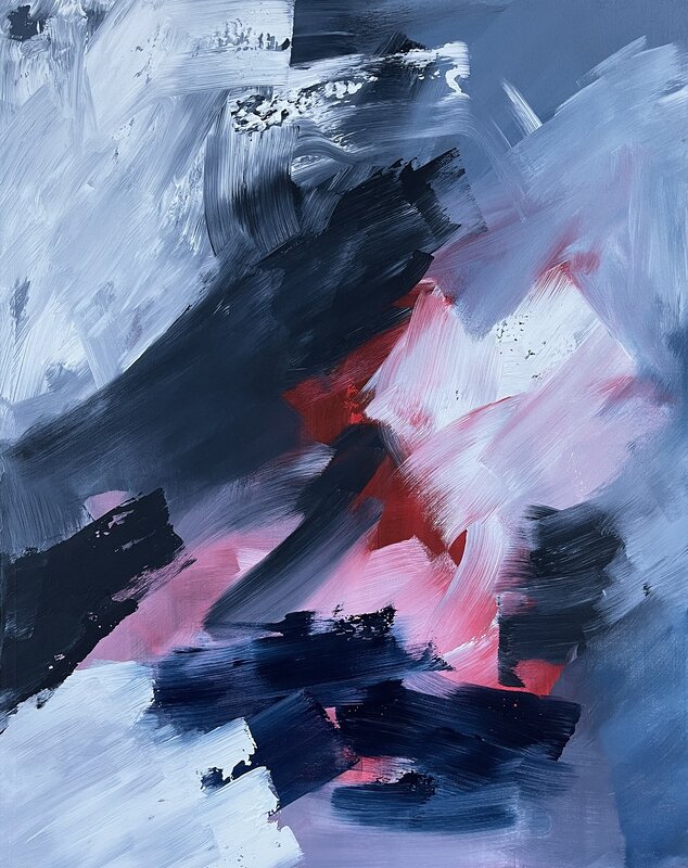 Akrylmålning Abstract no1336 av Stephan Nilsson