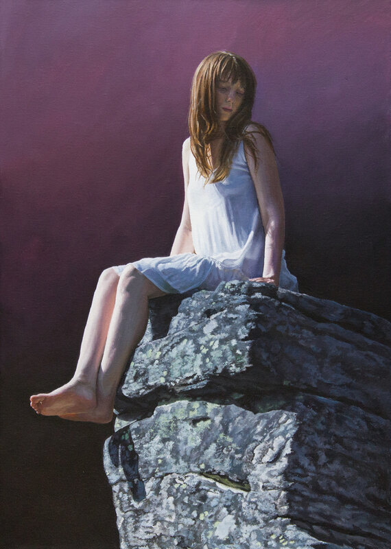 Akrylmålning The Cliff, Björn Nordström