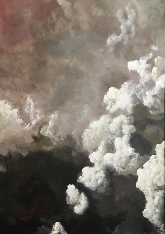 Akrylmålning Clouds from another century II av John Eriksson
