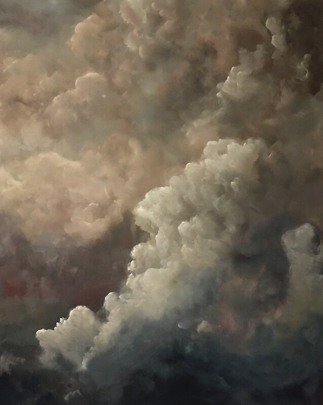 Akrylmålning Clouds from another century av John Eriksson