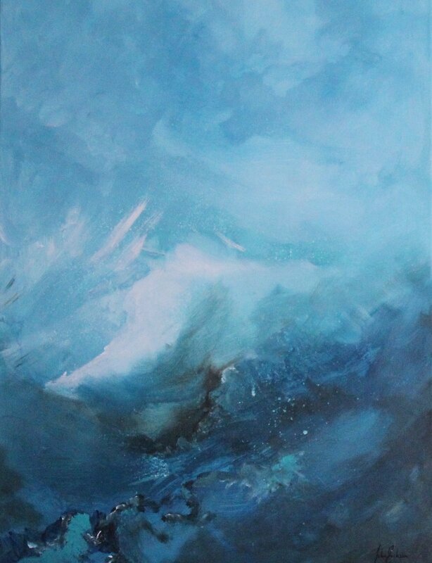 Akrylmålning Overwater I av John Eriksson
