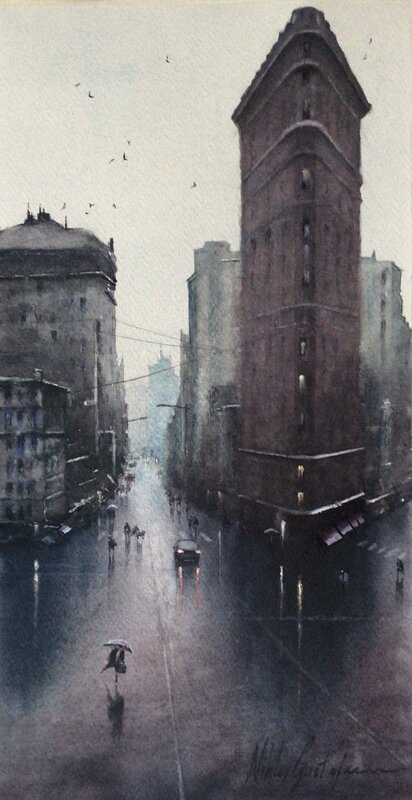 Akvarell New York, Niklas Gustafsson