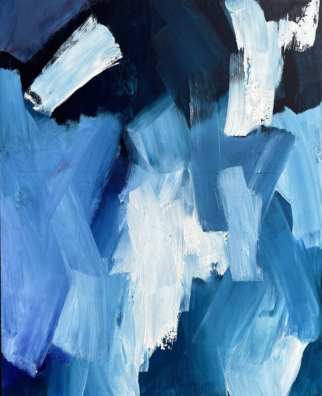 Akrylmålning Abstract no0808, Stephan Nilsson