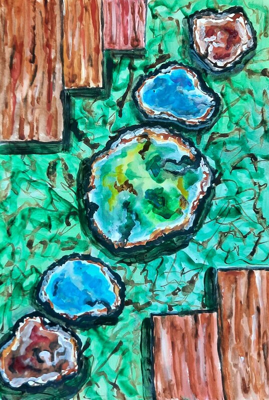Wood and rock 3 av caroline berglind