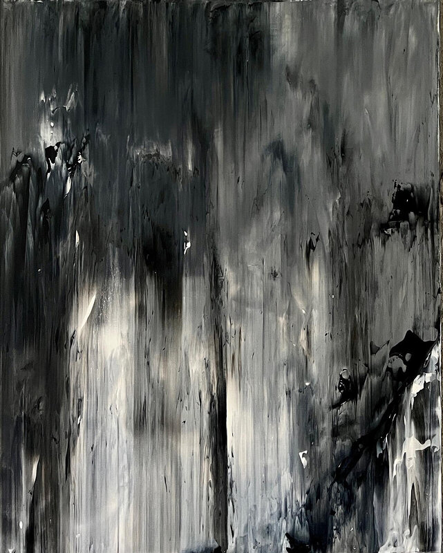 Akrylmålning Abstract no0812 av Stephan Nilsson