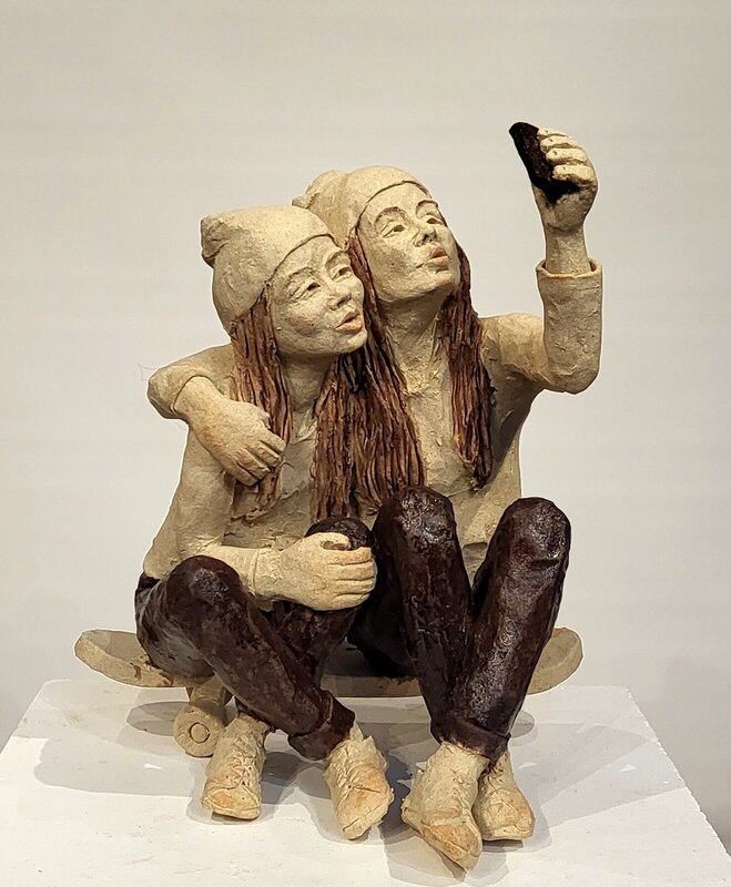 Skulptur Selfie av Annika Rehn