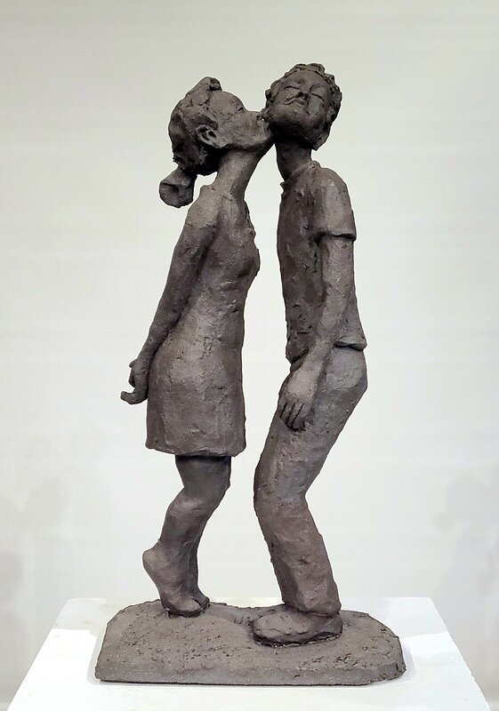 Skulptur Kyssen av Annika Rehn