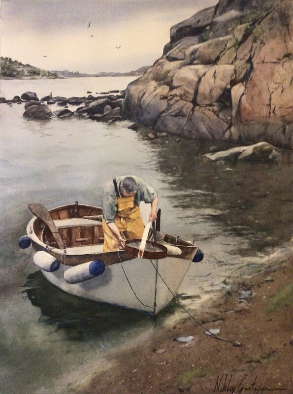 Akvarell Före regnet, Niklas Gustafsson