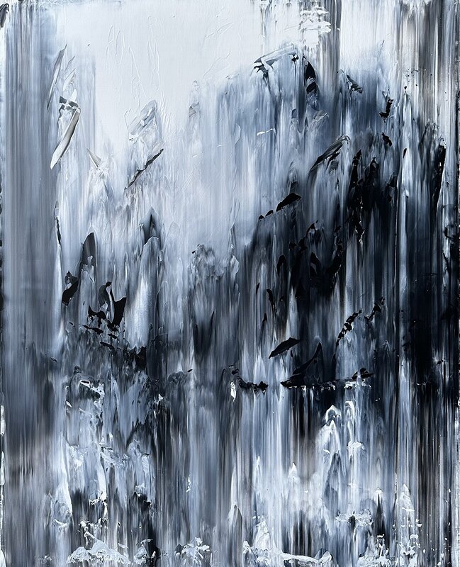 Akrylmålning Abstract no1702 av Stephan Nilsson
