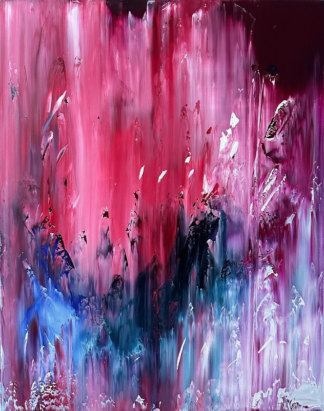 Akrylmålning Abstract no2039 av Stephan Nilsson