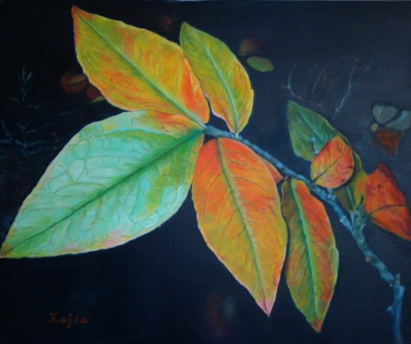 Oljemålning Hösten av Kajsa Stamenkovic