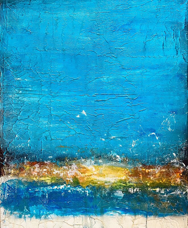 Oljemålning OCEAN 3 av Omid Ghorab Art