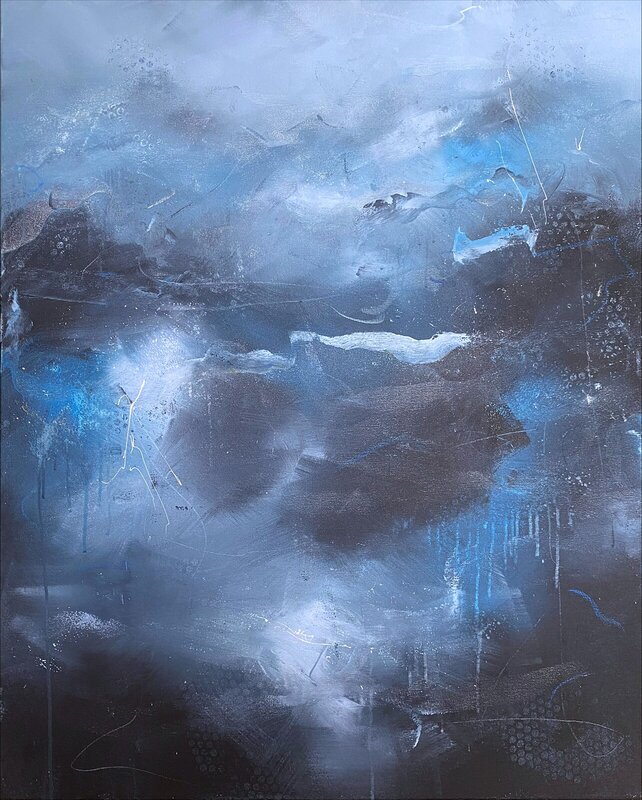 Akrylmålning Stormy weather av Maria Nahlin