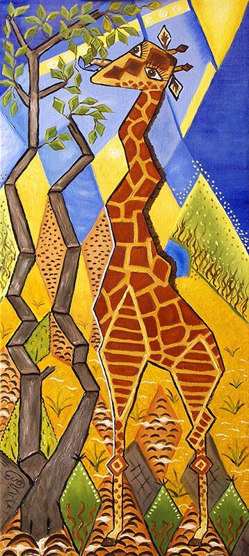 En giraff som säger mu av Eva Bergman
