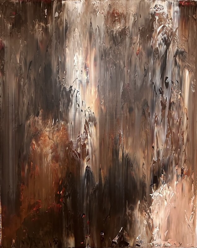 Akrylmålning Abstract no2057 av Stephan Nilsson