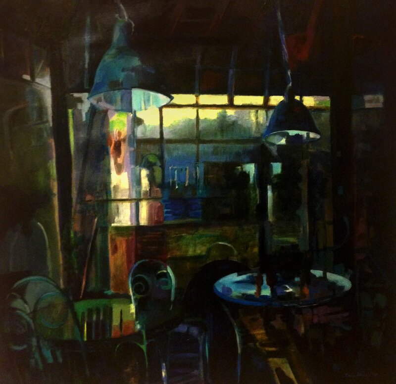 Oljemålning Casa av Dora Krincy