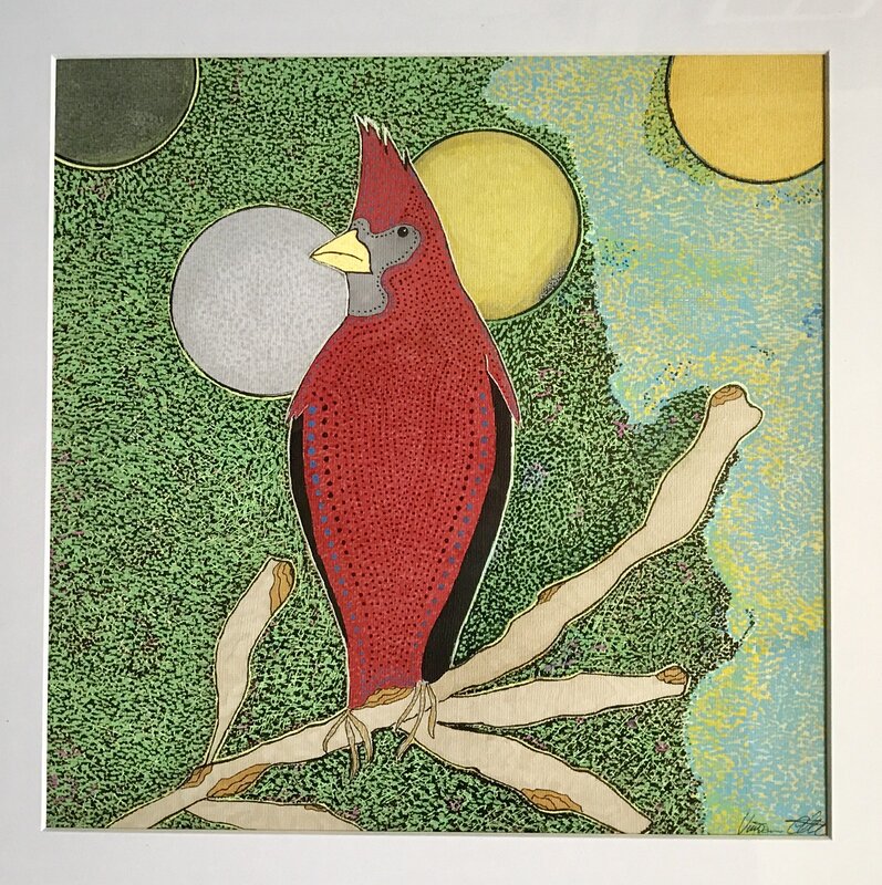 Red bird called Nisse av Vivianne Otsa