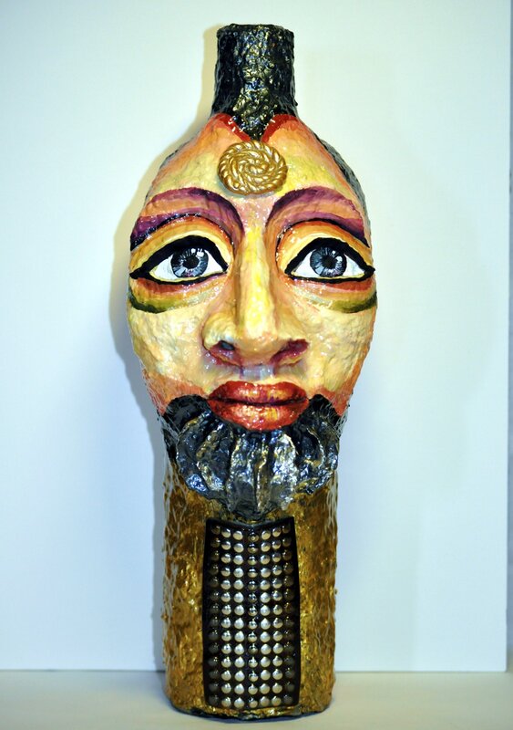 Skulptur Egyptisk krigare - Arihan av Sonia Chivarar