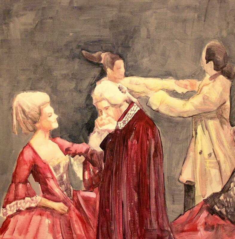 Akrylmålning The last Duchess av Daniel Vandinja
