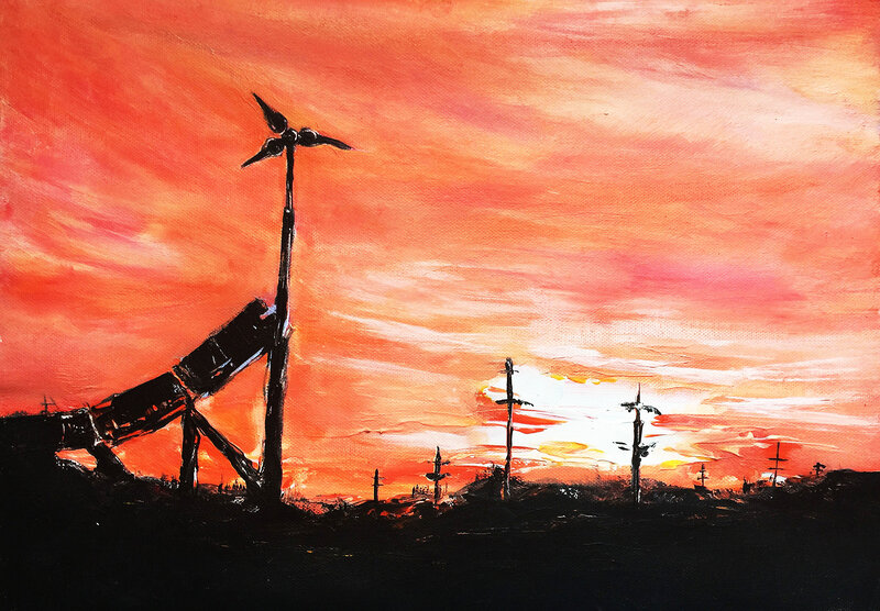 Sunset in Malmö