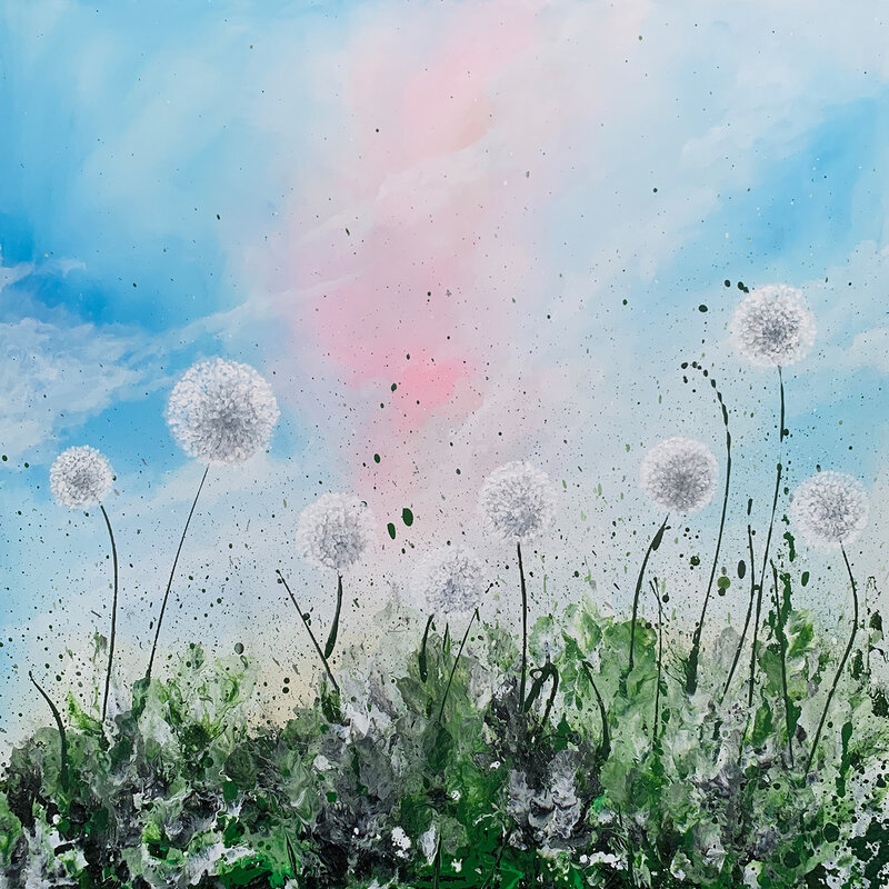 Akrylmålning Before the summer wind av Joacim Broström • JoacimArt