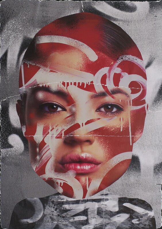 Coke Girl - Canvas av Per-Olof Swedmark